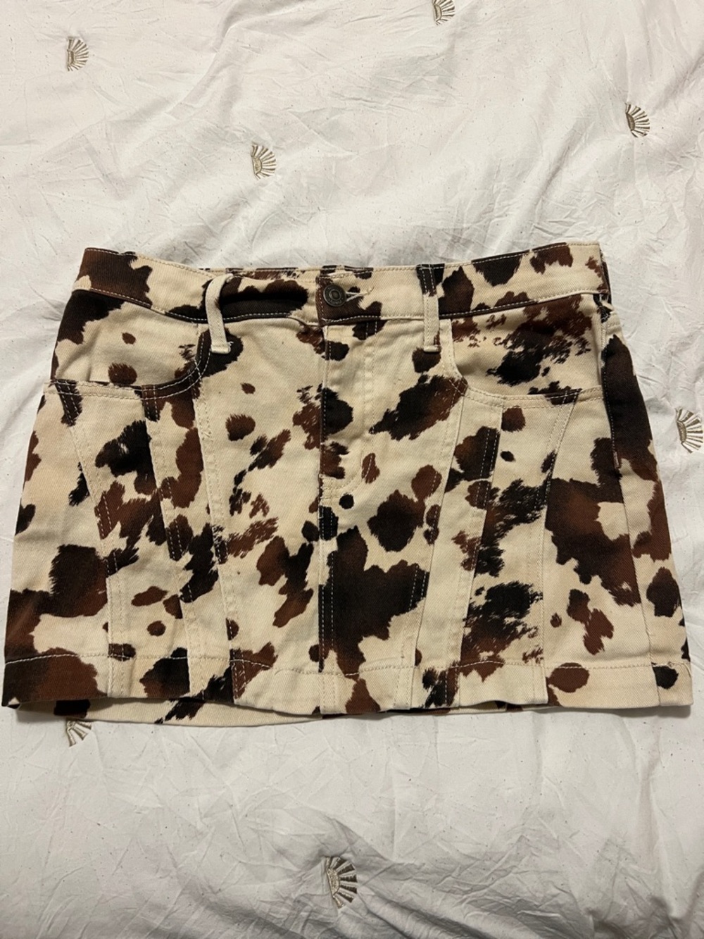 Forever 21 Cow print skirt